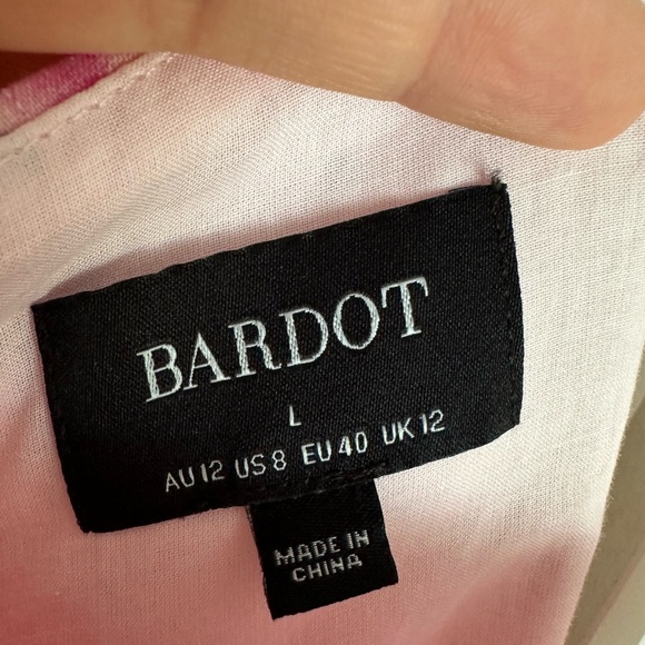 NWOT Bardot Kiah Corset Top in Pink Floral size L from Revolve - Picture 5 of 5